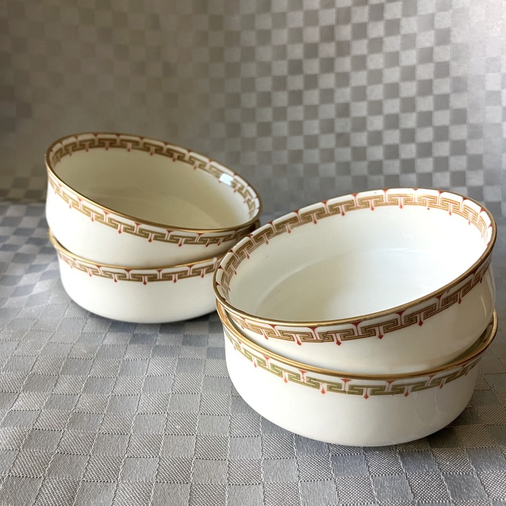 Vintage Haviland Limoges Schleiger 107c Small Saucer Bowl Dish Set of 4